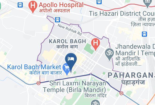 Karol Bagh - Hotel Sopan Heights Maps