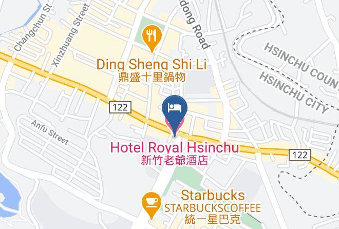 Hsinchu City - Hotel Royal Hsinchu Maps
