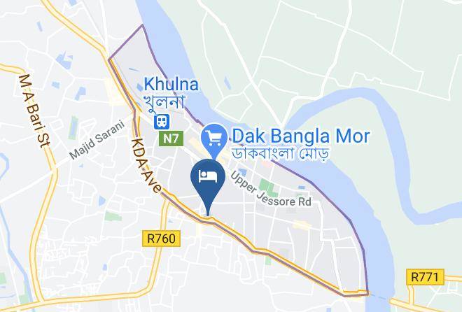 Khulna - Hotel Royal International Maps
