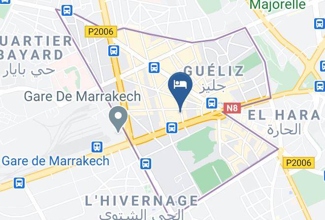 Marrakesh - Hotel Royal London Maps