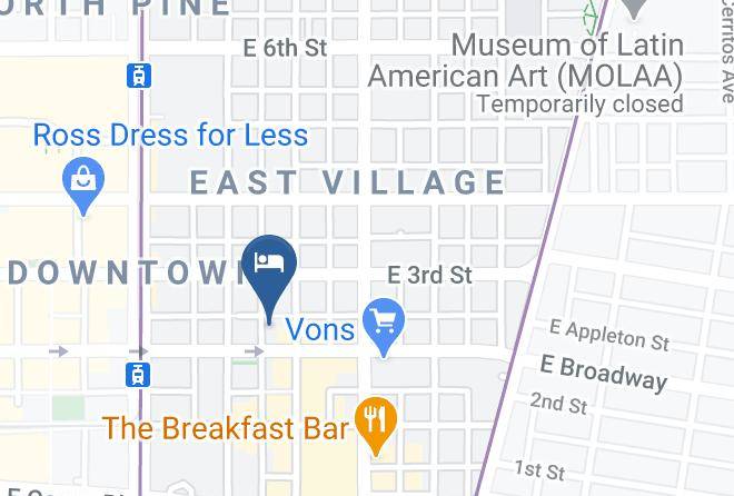 Los Angeles - Hotel Royal Downtown Long Beach Maps