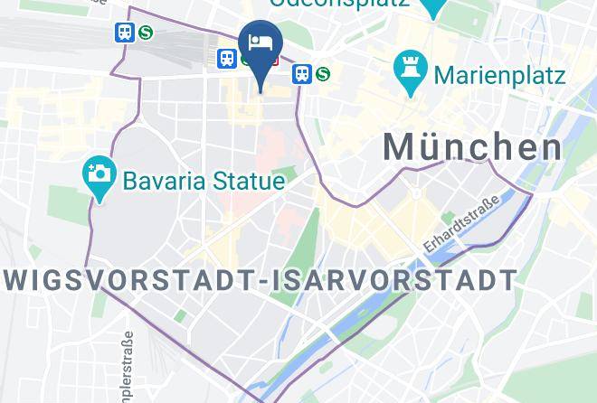 Munich District - Hotel Royal Maps
