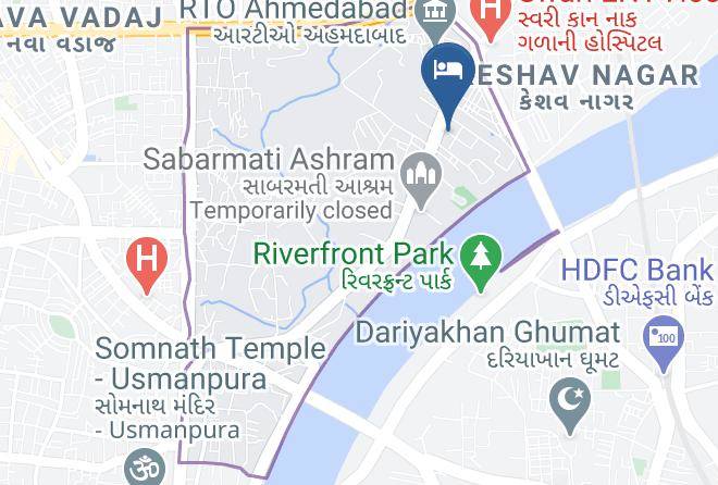 Ahmadabad - Hotel Royal Night Maps