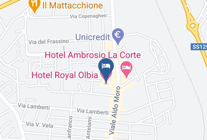 Hotel Royal Olbia Map