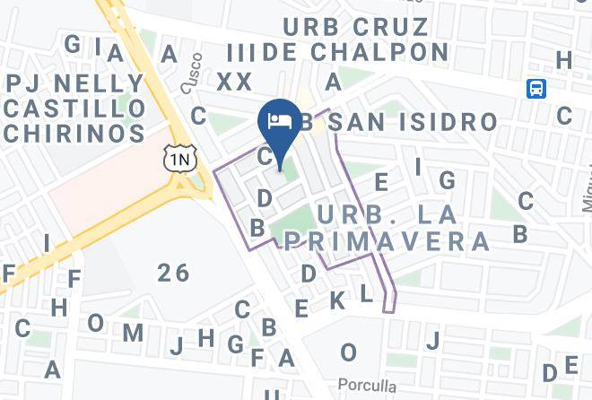Chiclayo - Hotel Royal Olympic Maps