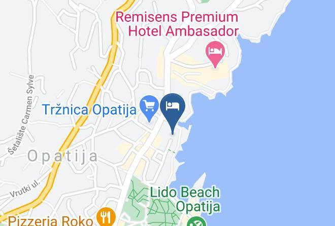 Opatija - Hotel Royal Maps
