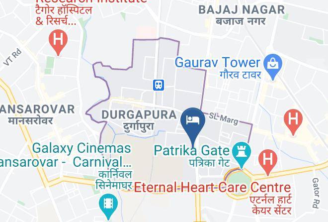 Jaipur - Hotel Royal Orchid Maps