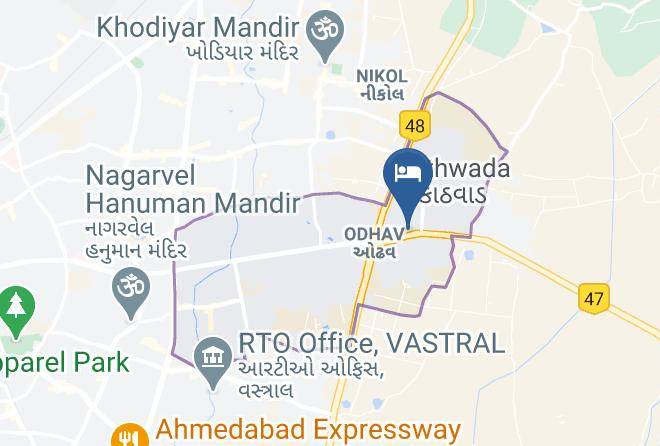 Ahmadabad - Hotel Royal Palace Maps