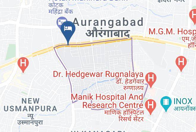 Aurangabad - Hotel Royal Palace Maps