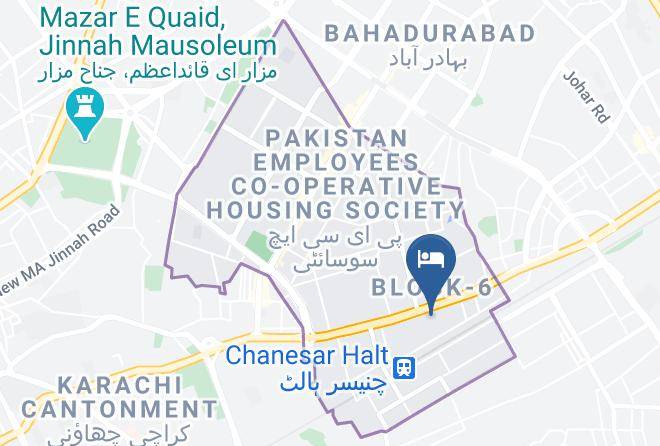 Karachi - Hotel Royal Palace Maps