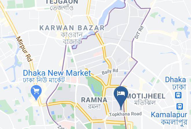 Dhaka - Hotel Royal Palace Maps