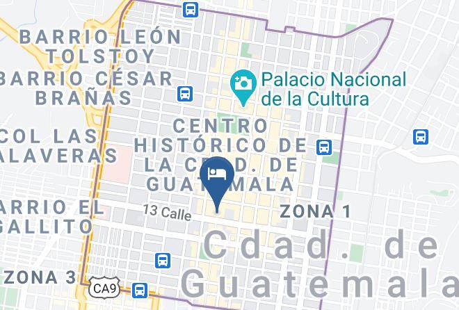 Guatemala - Hotel Royal Palace Maps
