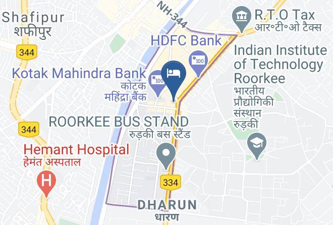 Roorkee - Hotel Royal Palace Maps