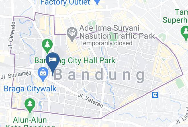 El Hotel Royale Bandung Map