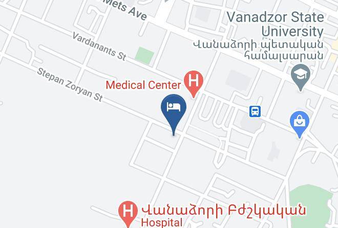 Vanadzor - Hotel Royal Palace Maps