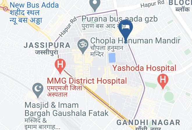 Ghaziabad - Hotel Royal Regency Maps