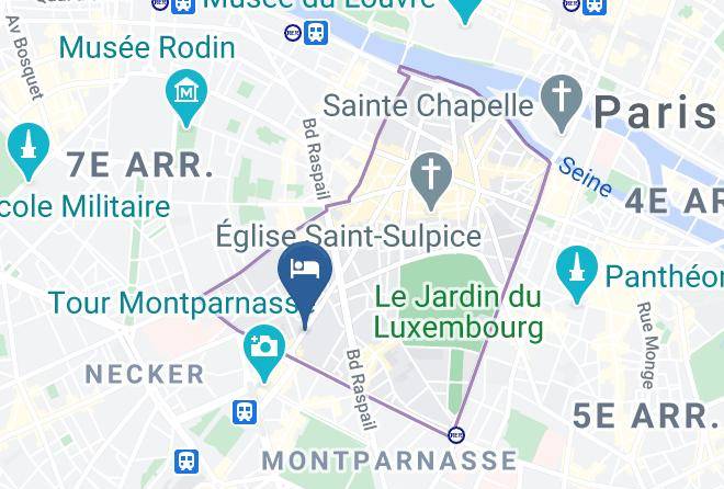 Paris - Hotel Royal Saint Germain Maps