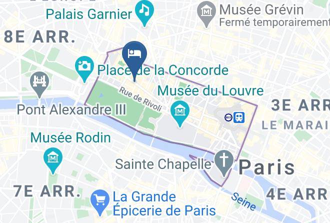 Paris - Hotel Royal Saint Honore Paris Louvre Maps