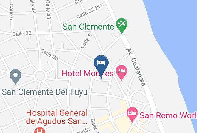 Mar Del Tuyu - Hotel Royal Maps