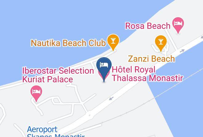Tunisia - Hotel Royal Thalassa Monastir Maps