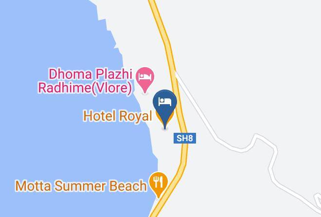 Vlore - Hotel Royal Maps