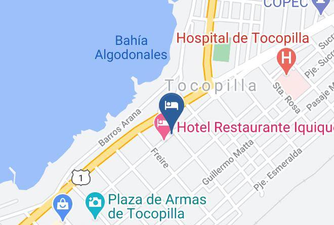 Tocopilla Province - Hotel Royal Tocopilla Maps