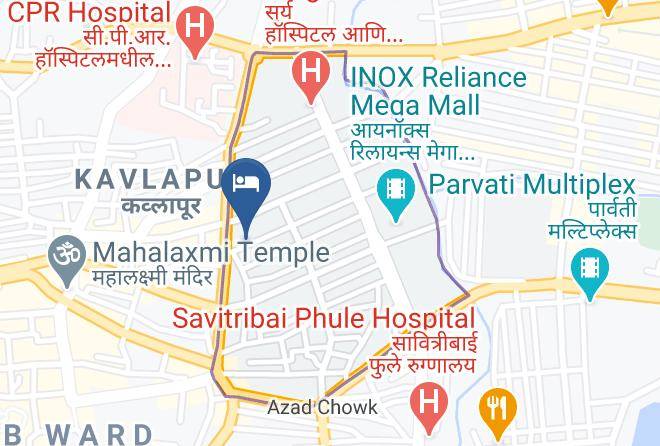 Kolhapur - Hotel Royal Treat Kolhapur Maps