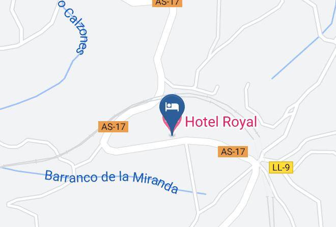 Asturias - Hotel Royal Maps