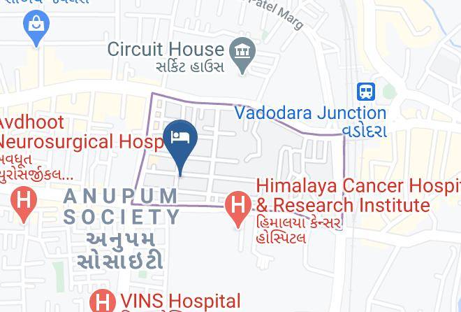 Vadodara - Hotel Royal Vadodara Maps