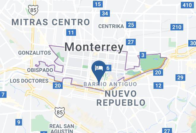 Monterrey - Hotel Royalty Monterrey Maps