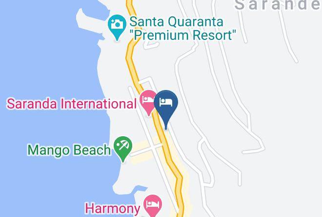 Saranda - Hotel Rozafa Maps