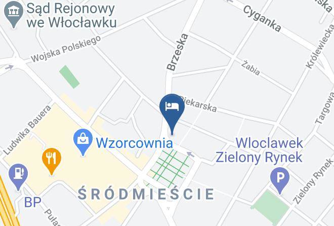 Wloclawek - Hotel Rozbicki Maps