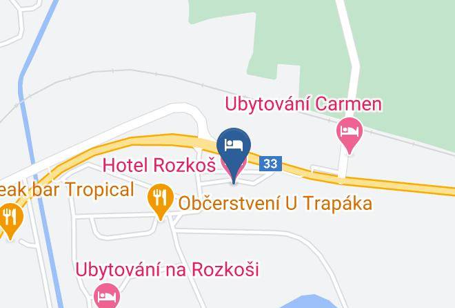Nachod - Hotel Rozkos Maps