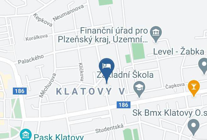Klatovy - Hotel Rozvoj Maps