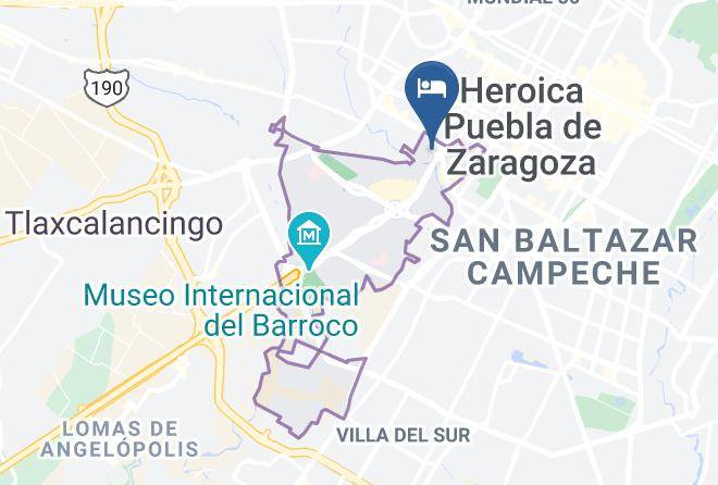 Puebla Granjas Atoyac - Hotel Rru Puebla Maps