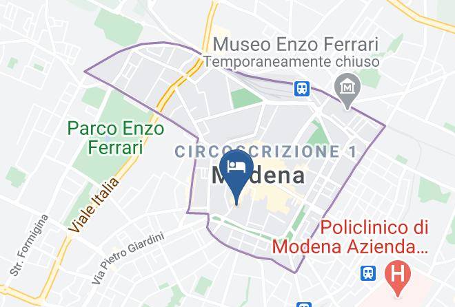 Modena - Hotel Rua Frati 48 In San Francesco Maps