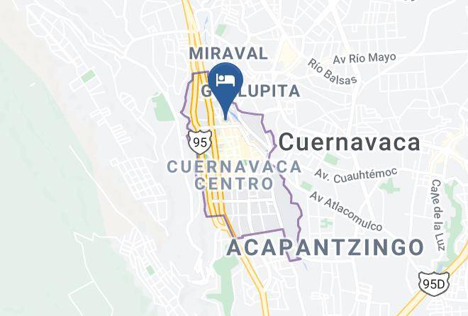 Cuernavaca - Hotel Ruah Maps
