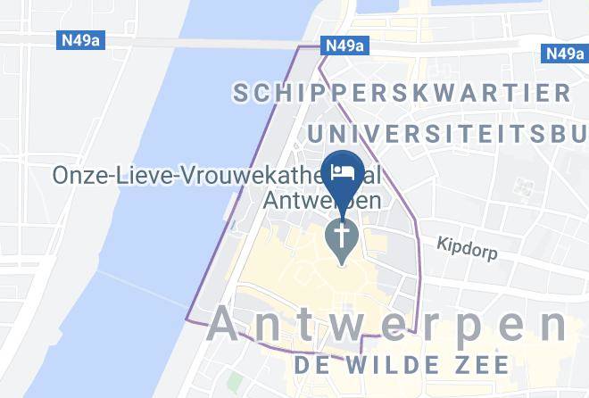 Antwerp - Hotel Rubens Grote Markt Maps