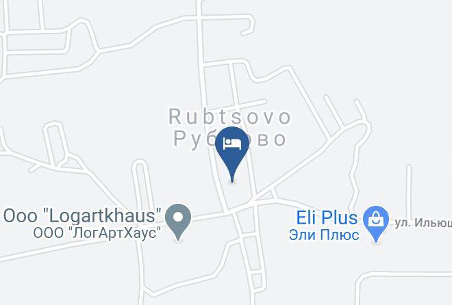 Hotel Rubtsovo Map