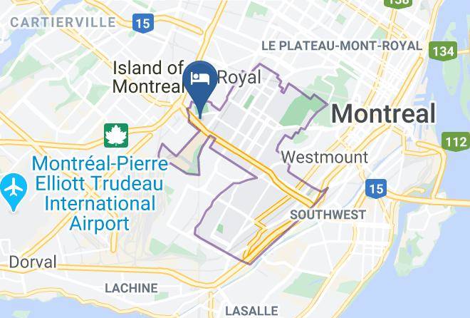 Montreal - Hotel Ruby Foo's Maps