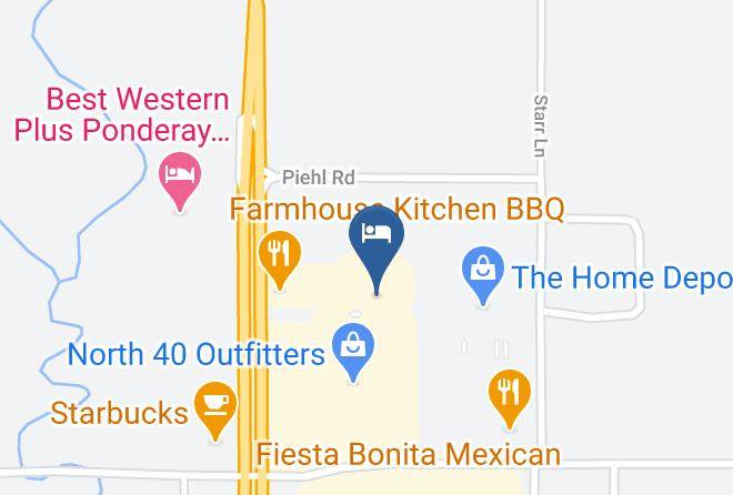 Bonner - Hotel Ruby Sandpoint Ponderay Maps