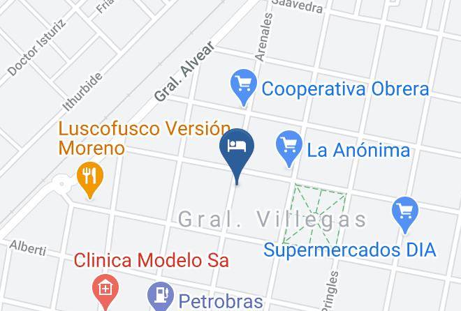 General Villegas - Hotel Rucalen Maps