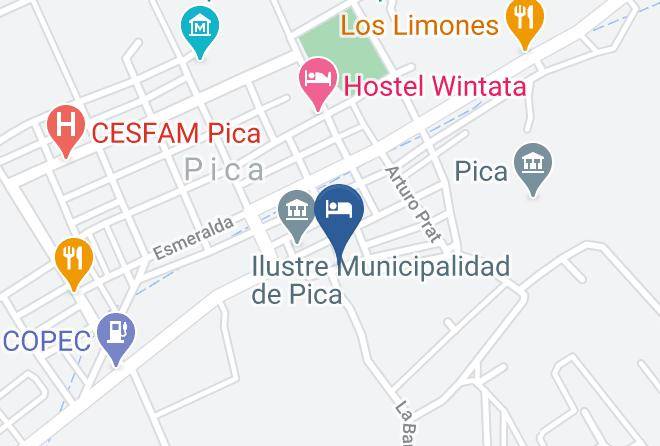 Tamarugal Province - Hotel Rucaru Maps