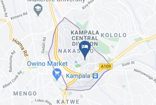 Hotel Ruch Kampala Map
