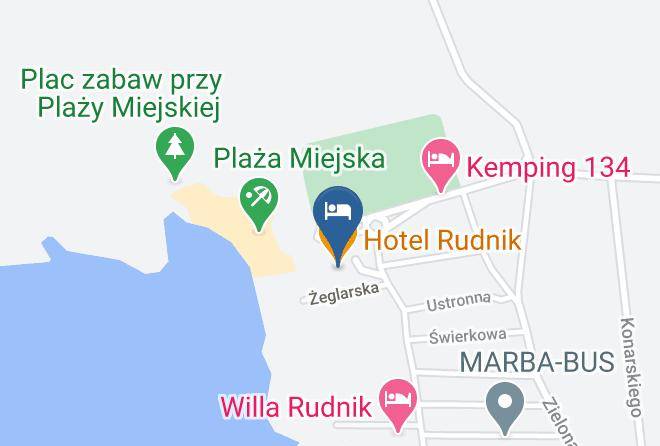 Grudziadz - Hotel Rudnik Maps