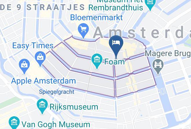 Amsterdam - Hotel Frank Since 1666 Maps