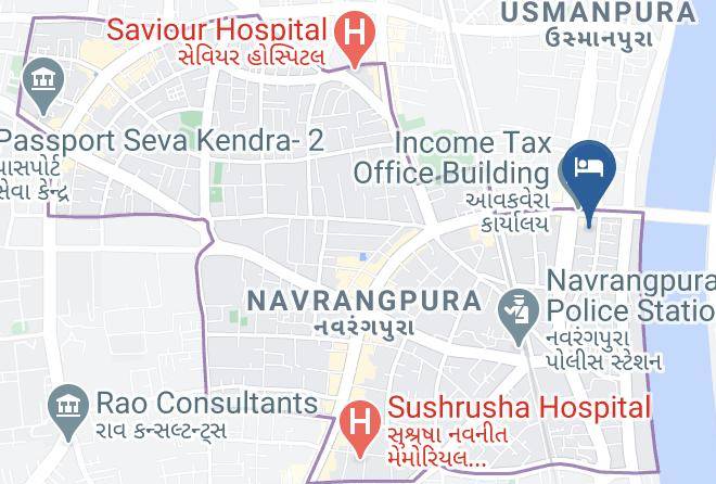 Ahmadabad - Hotel Rudra Regency Maps