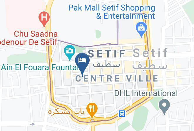 Setif - Hotel Rue D'or Maps