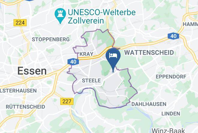 Hotel Ruhrpottfriends Essen Map
