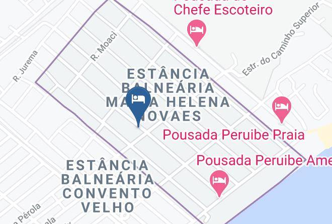 Peruibe - Hotel Ruinas Maps